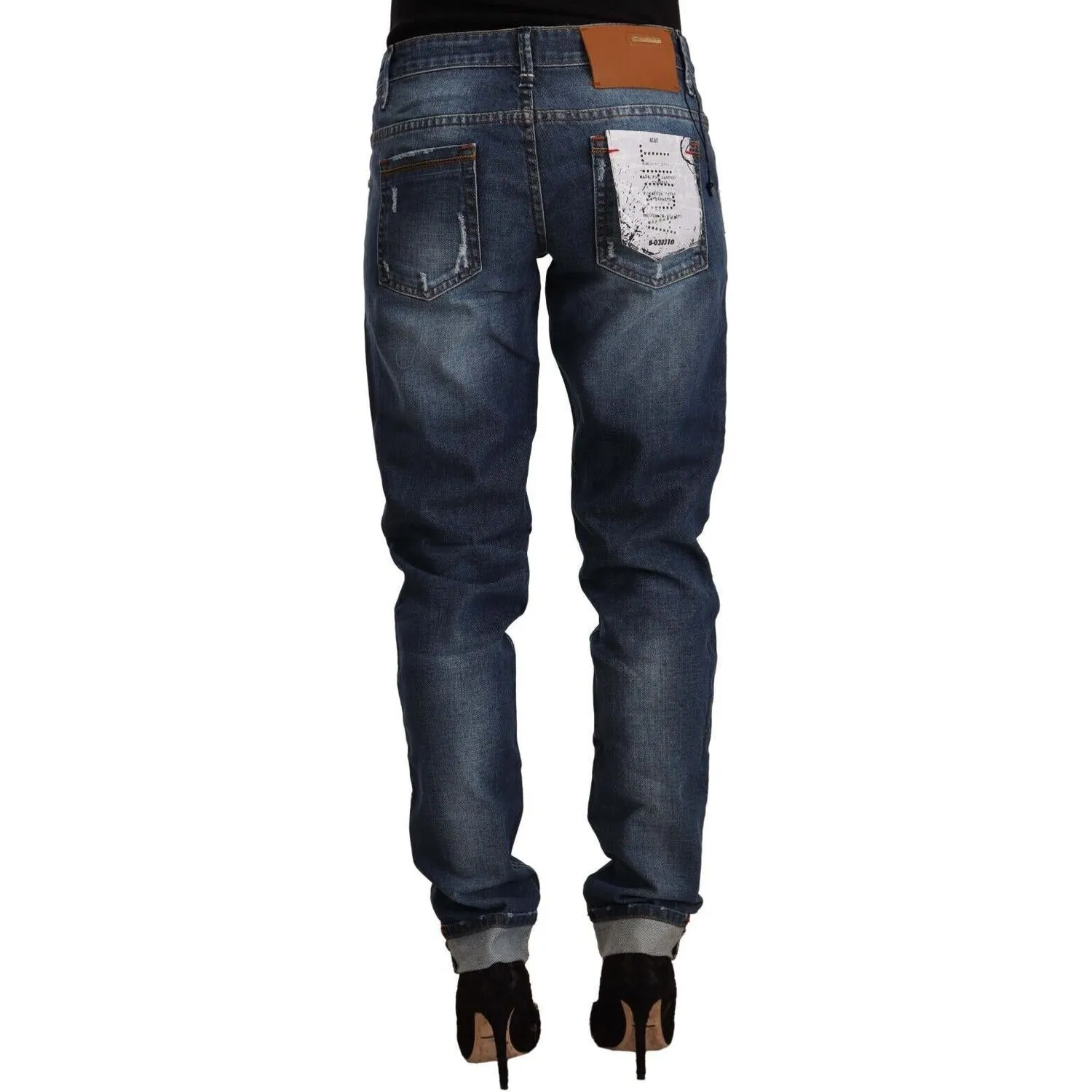 Acht Chic Skinny Fit Cotton Blend Denim