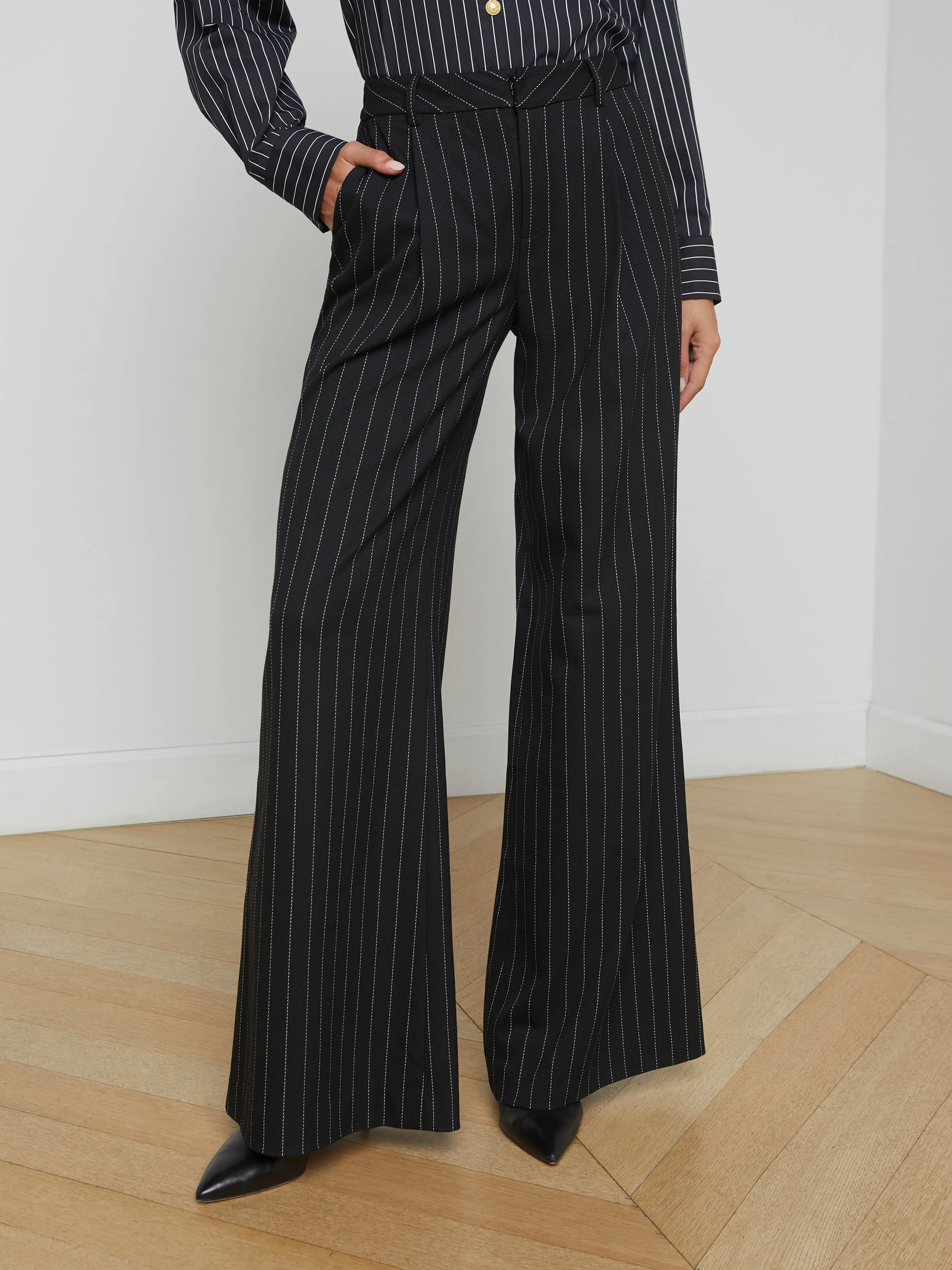 Allanah Pinstriped Trouser