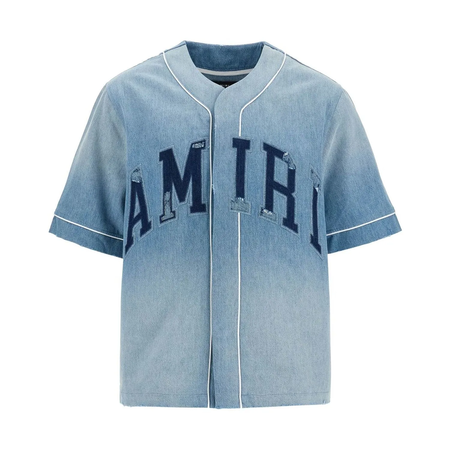 Amiri sunfaded baseball shirt