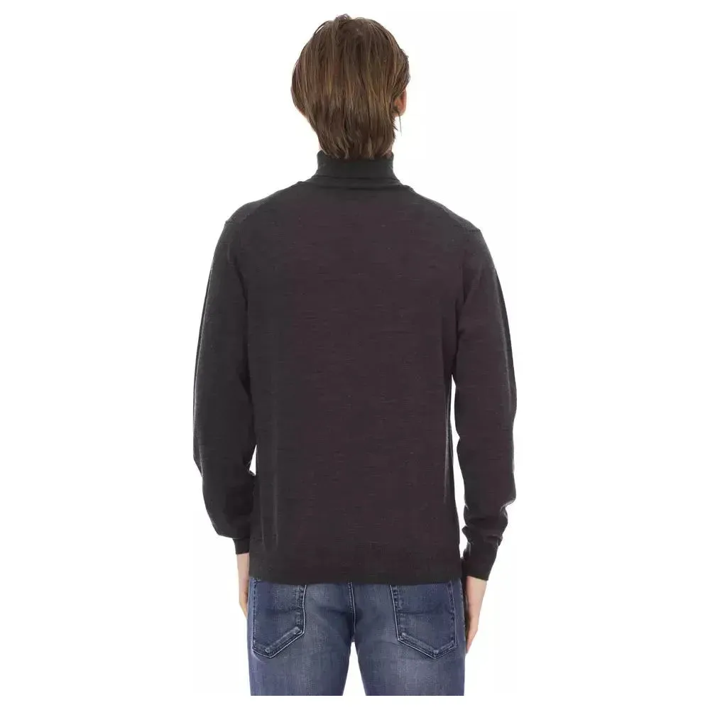 Baldinini Trend Brown Fabric Men Sweater