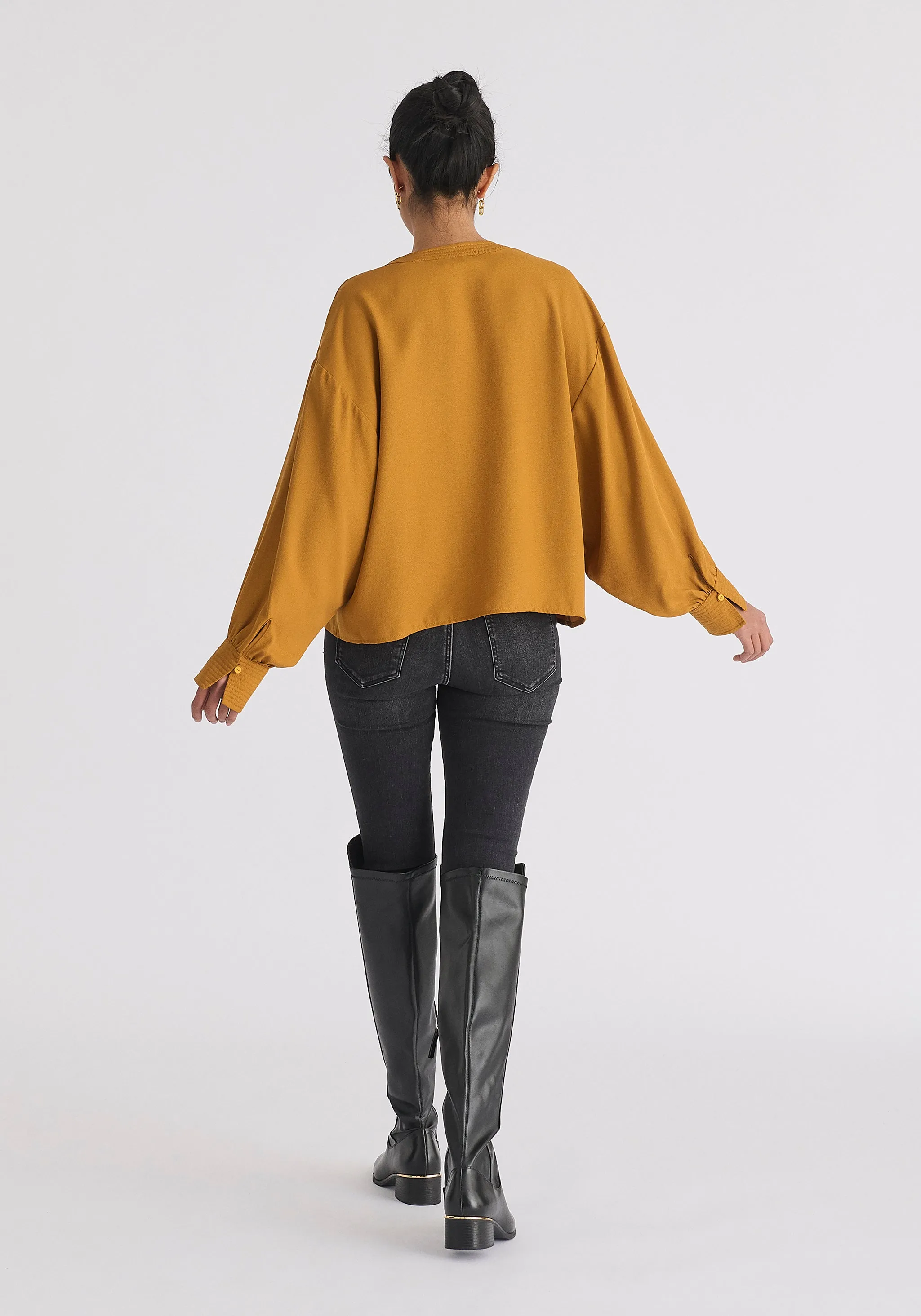 Batwing Lyocell Blouse