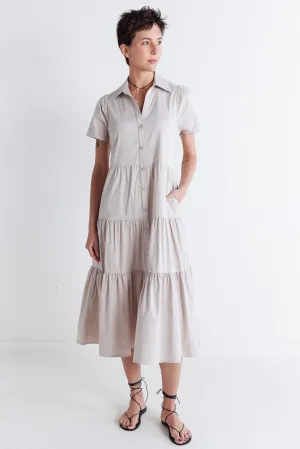 Breaking Free Long Poplin Dress