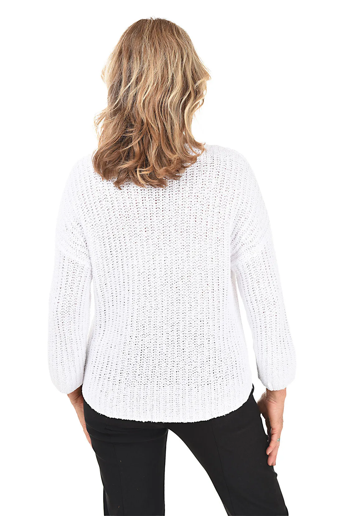 By The Sea Fisherman Ribbed Sweater