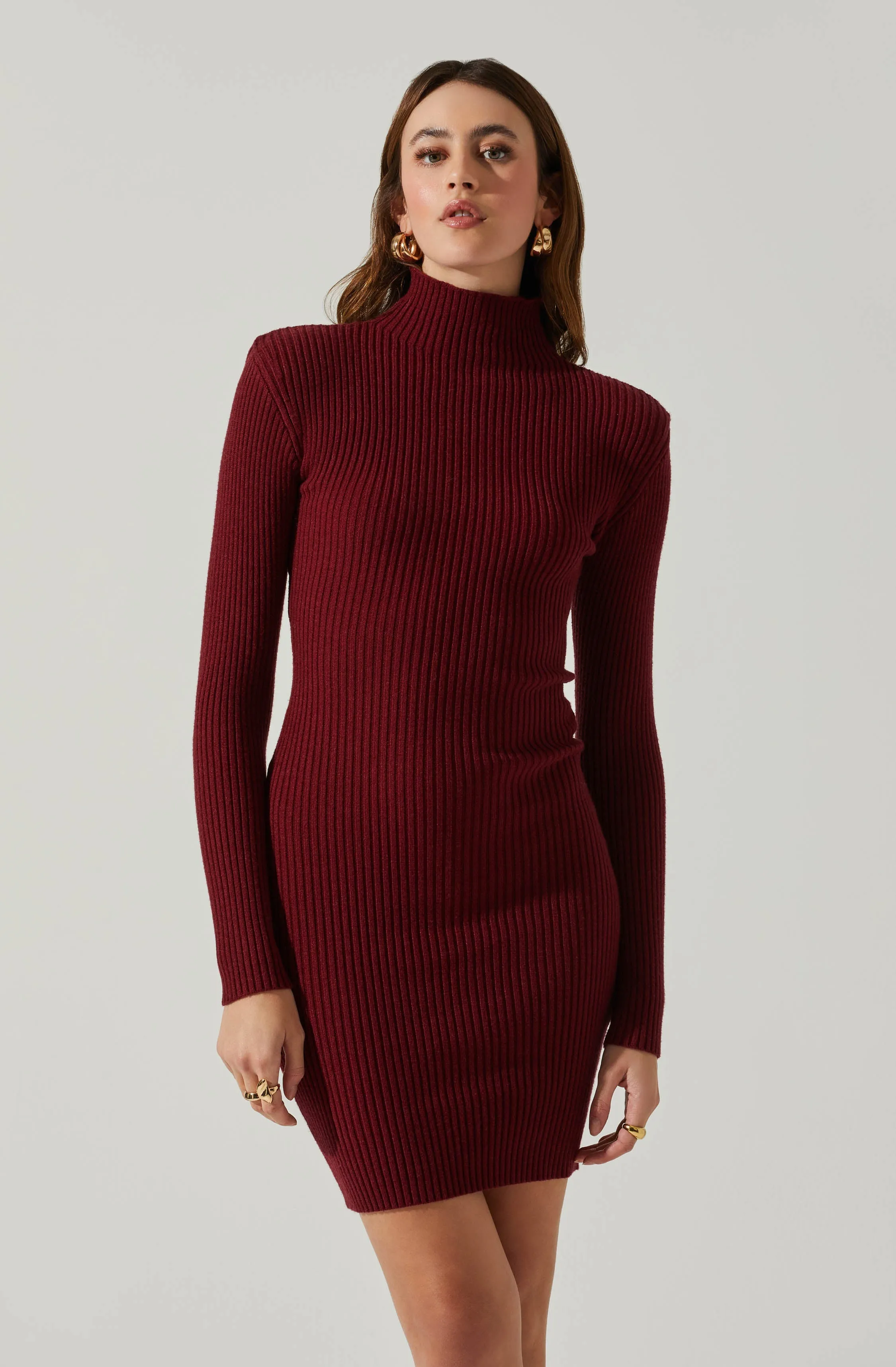 Gwendolyn Turtleneck Sweater Mini Dress