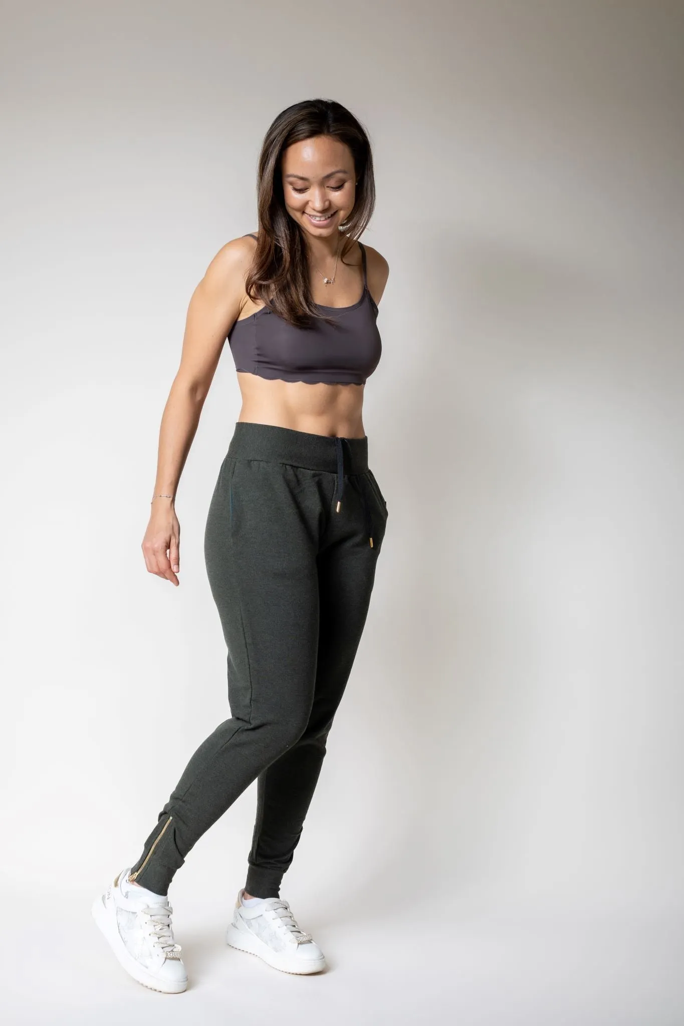 High Waisted Bamboo Joggers