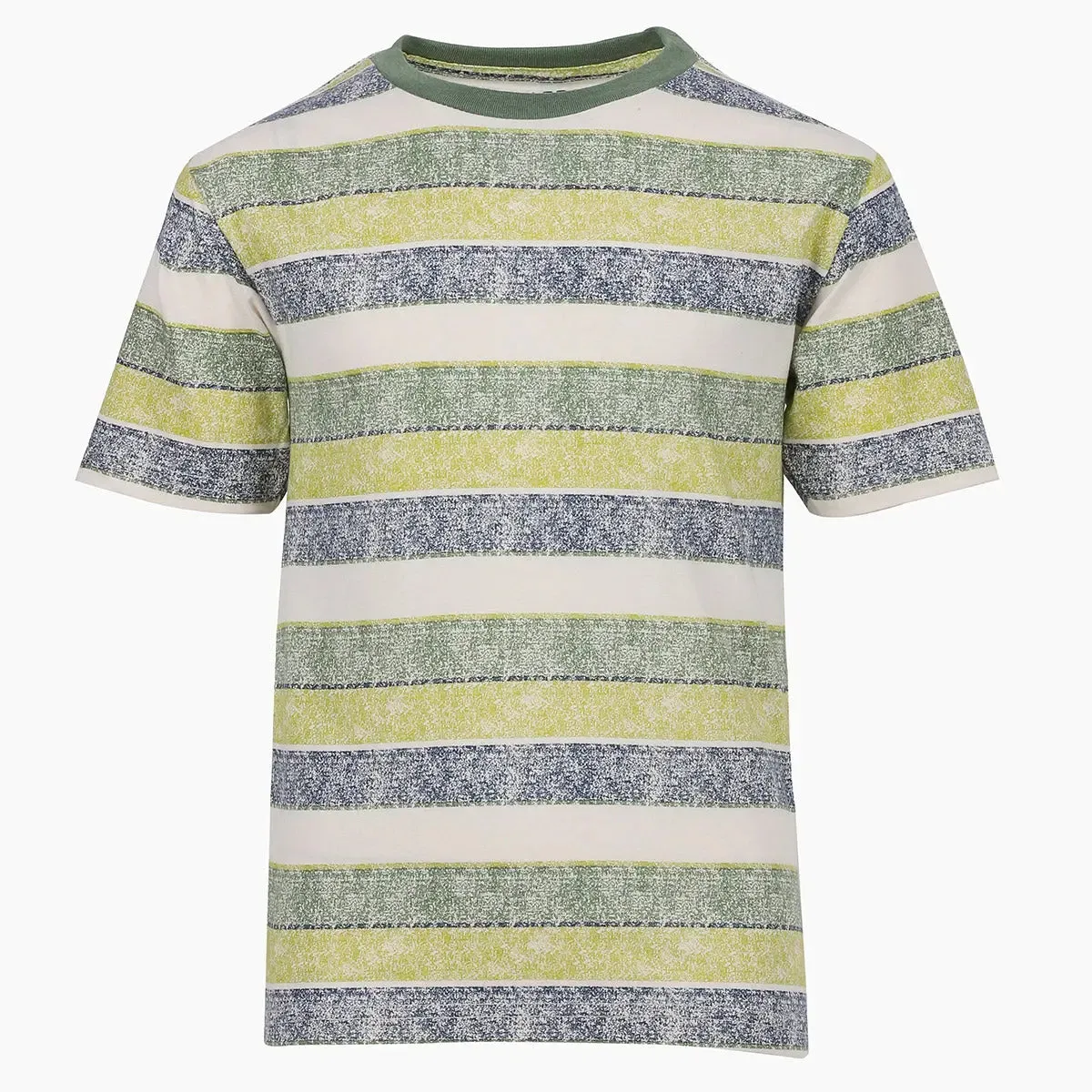 Lucky Brand Boy's Cozy Stripe Short Sleeve T-Shirt