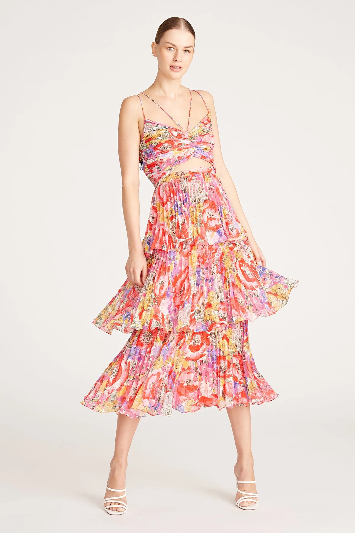 Luke Pleated Tier Dress