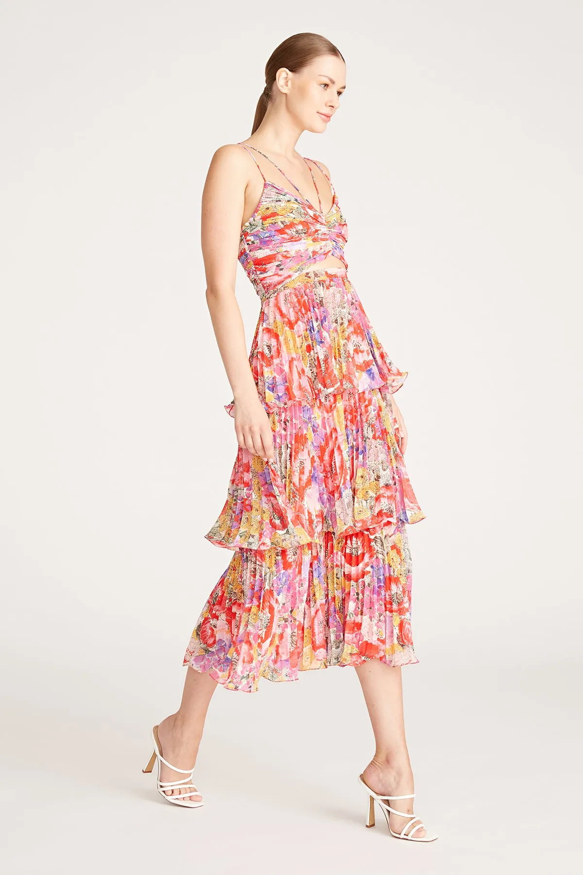 Luke Pleated Tier Dress