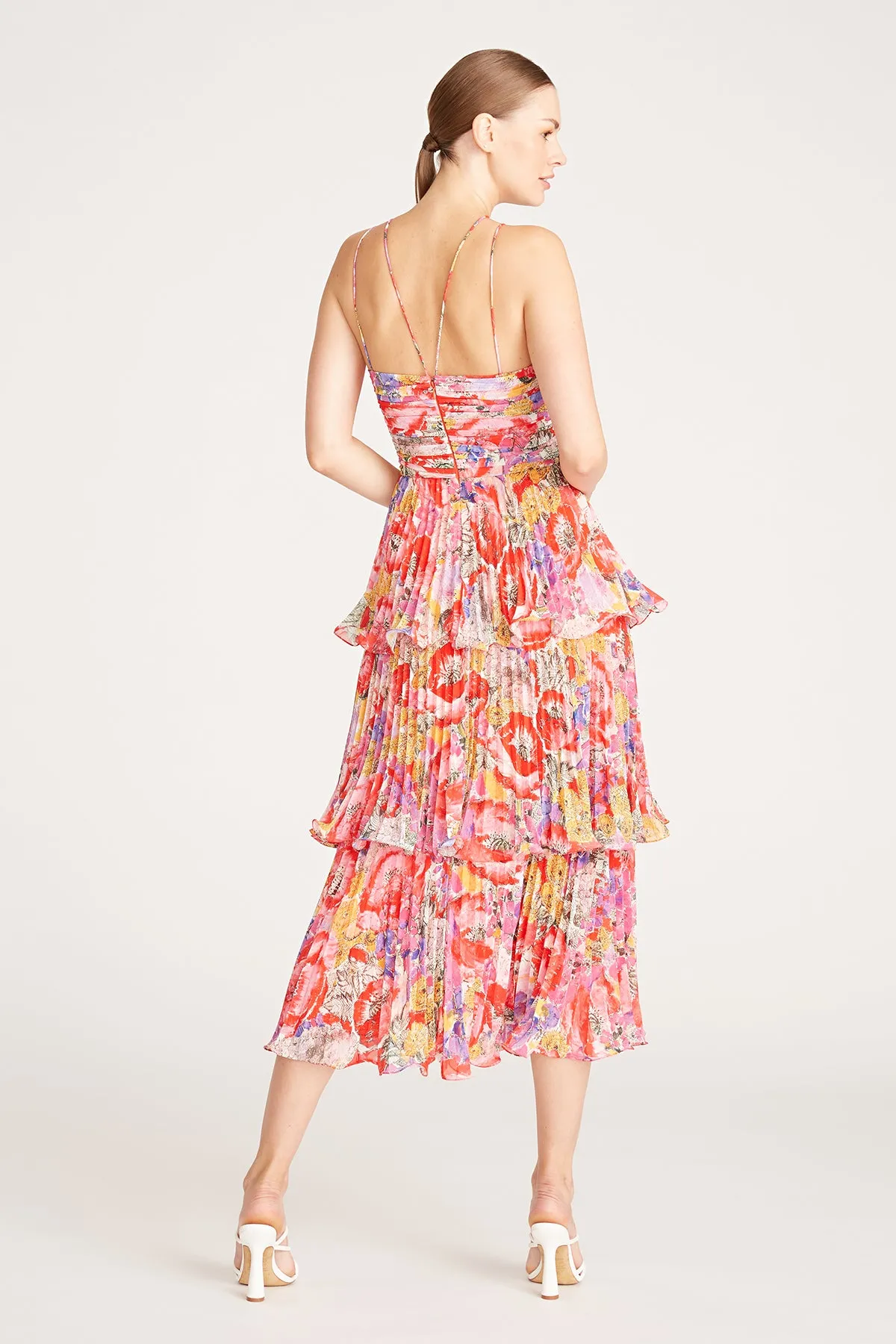 Luke Pleated Tier Dress