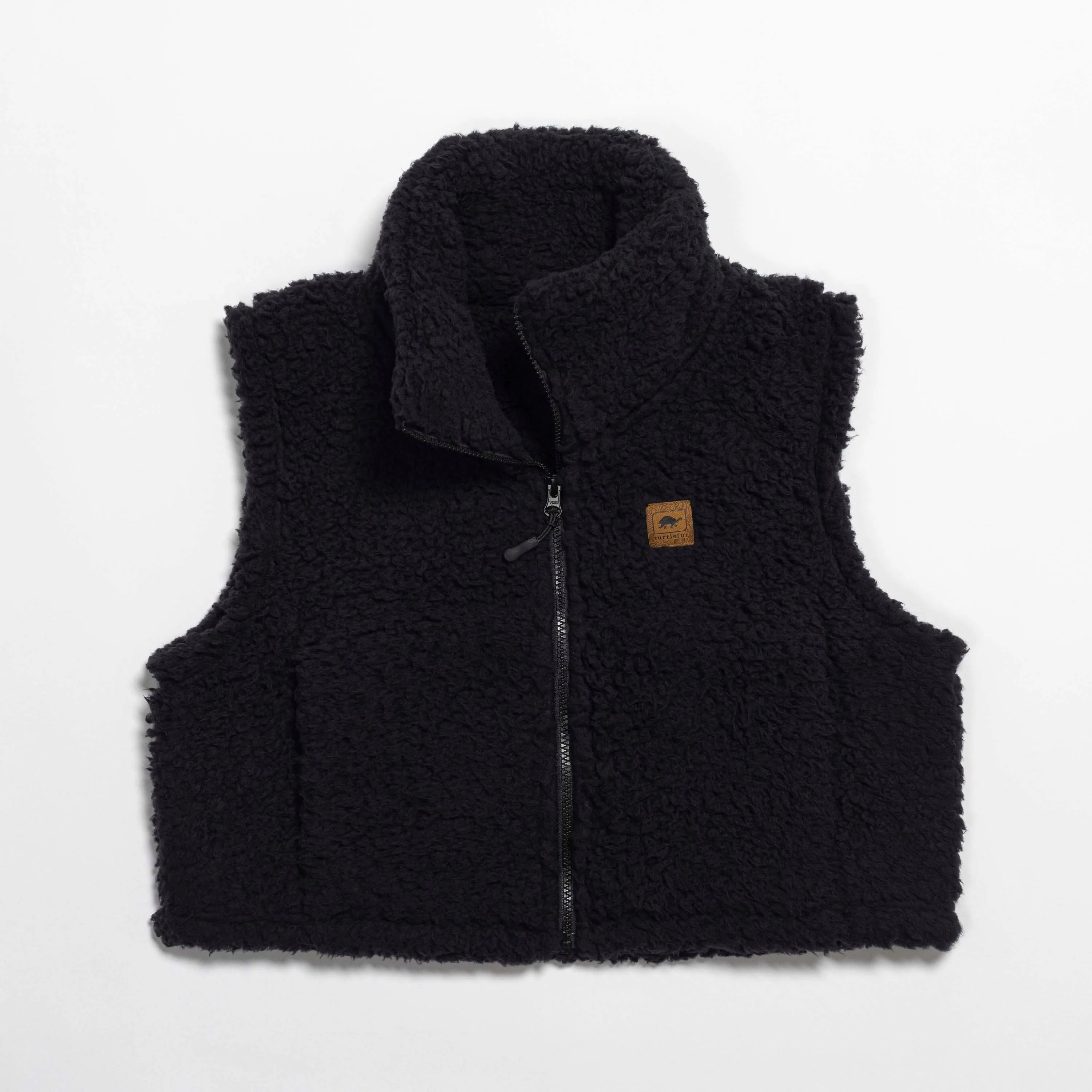 Lush Cropped Fleece Vest