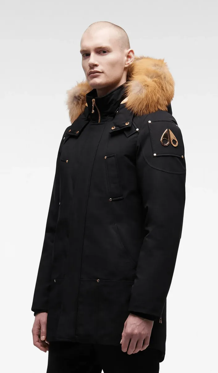 MOOSE KNUCKLES - GOLD STIRLING PARKA FUR MENS - M39MP261G