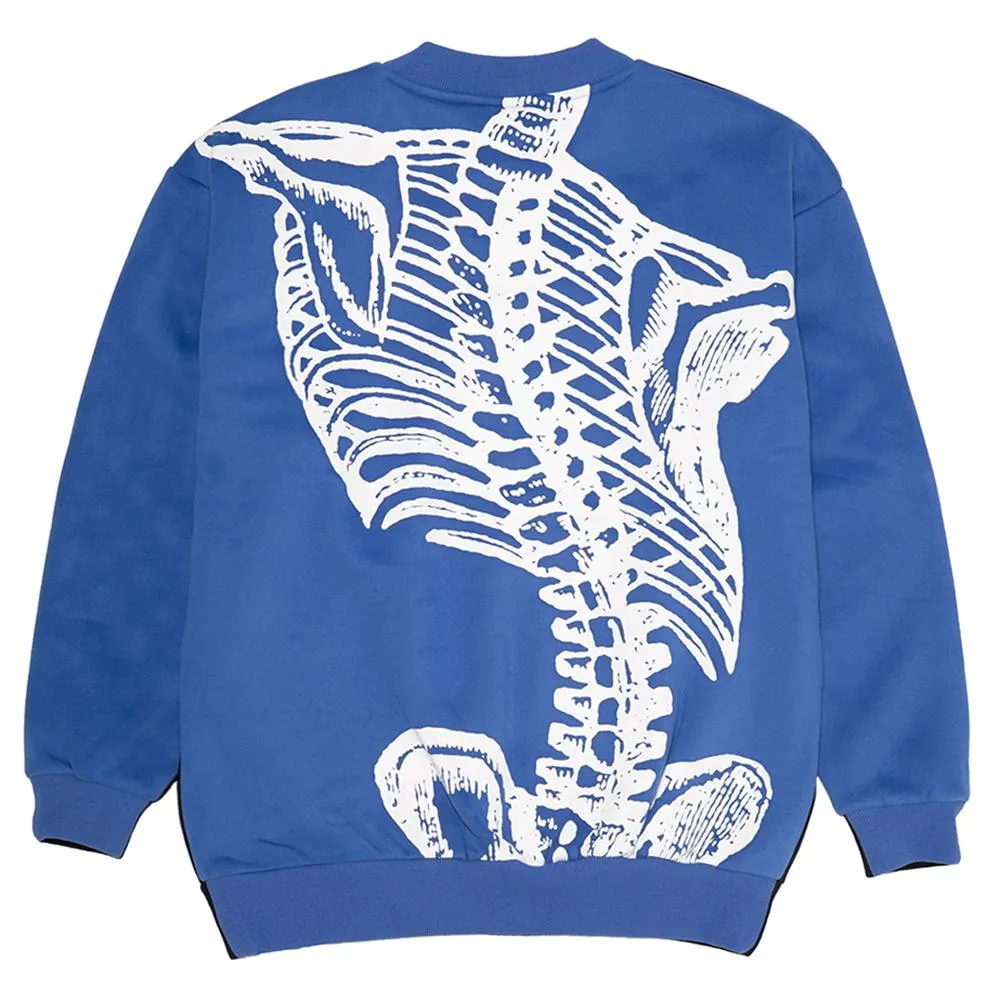 Pleasures Experience Blocked Crewneck Sweater Black / Blue