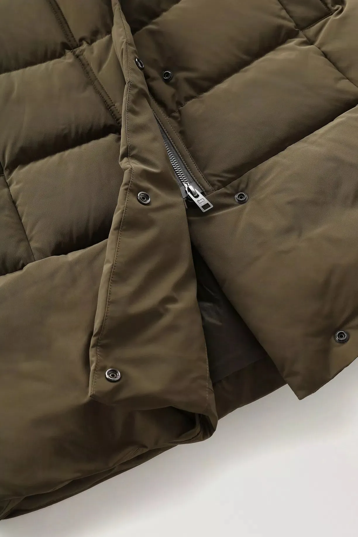 Puffy Prescott Dark Green Parka in Urban Touch