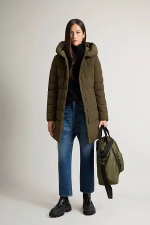 Puffy Prescott Dark Green Parka in Urban Touch