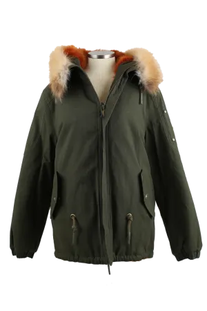 Saint Fabien Reversible Cotton Fur Lined Parka