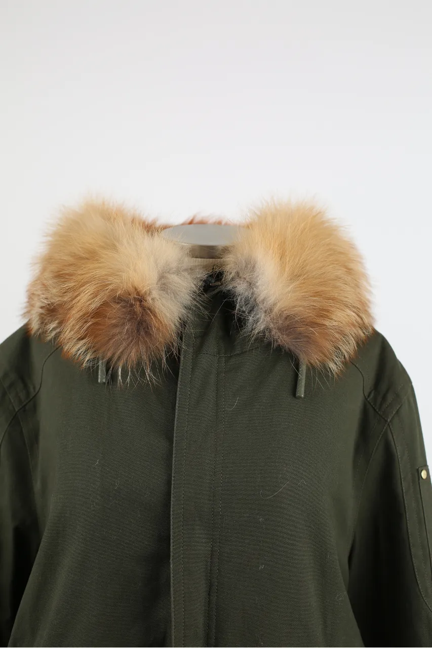 Saint Fabien Reversible Cotton Fur Lined Parka