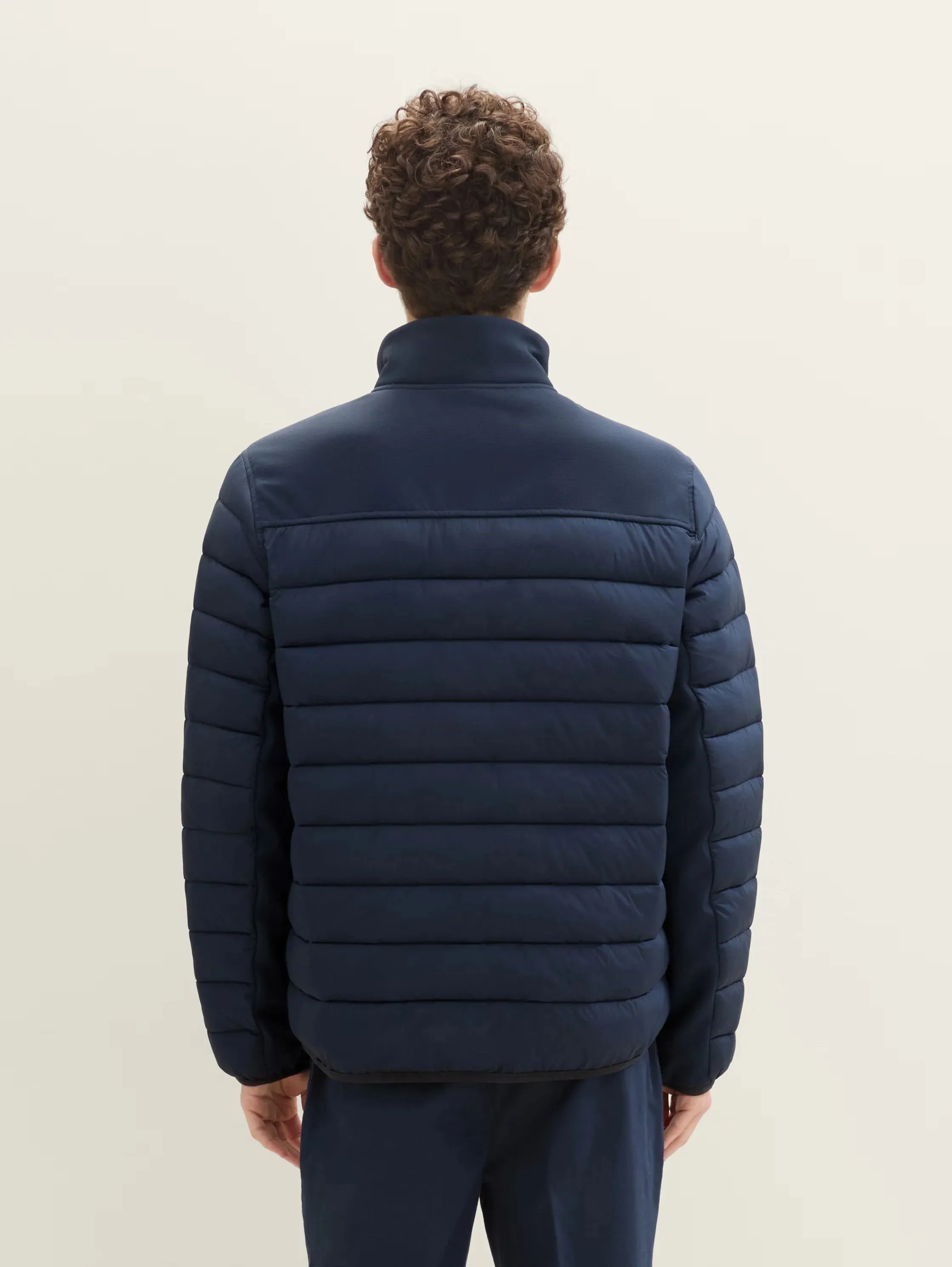 Tom Tailor Hybrid Quilted Navy Jacket