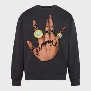 Twisted Champs Crewneck Charcoal